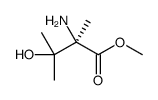 D-Valine, 3-hydroxy-2-methyl-, methyl ester (9CI) Structure
