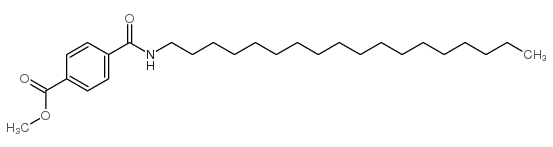 4-(十八烷基氨基甲酰基)苯甲酸甲酯结构式