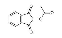2-Acetoxy-1,3-indandione结构式
