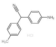 Benzeneacetonitrile,4-amino-a-(4-methylphenyl)-,monohydrochloride (9CI) Structure