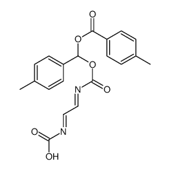 N,N'-(1,2-Ethenediyl)bis(carbamic acid)bis(p-toluic)dianhydride Structure