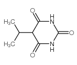 5-异丙基巴比土酸结构式