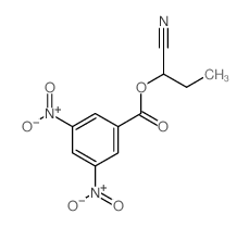 Butanenitrile,2-[(3,5-dinitrobenzoyl)oxy]- Structure