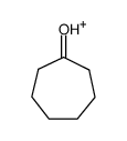 1-hydroxycycloheptyl cation Structure