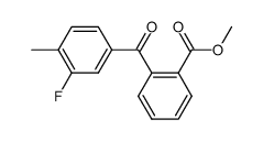 Benzoic acid, o-(3-fluoro-p-toluoyl)-, Methyl ester结构式