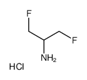 1,3-difluoropropan-2-amine,hydrochloride Structure