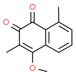 1,2-Naphthalenedione, 4-methoxy-3,8-dimethyl- (9CI)结构式