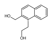 1-(2-hydroxyethyl)-2-hydroxymethylnaphthalene结构式
