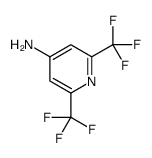 2,6-Bis(trifluoromethyl)-4-pyridinamine Structure
