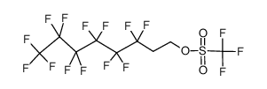 3,3,4,4,5,5,6,6,7,7,8,8,8-tridecafluorooctyl trifluoromethanesulfonate Structure