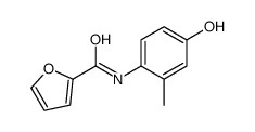 2-Furancarboxamide,N-(4-hydroxy-2-methylphenyl)-(9CI) Structure
