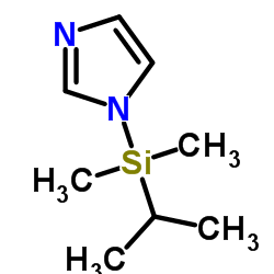 1-(二甲基异丙基硅基)咪唑[二甲基异丙基硅化剂]结构式