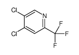 4,5-dichloro-2-(trifluoromethyl)pyridine Structure