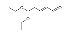 5,5'-diethoxypenta-2-enal结构式