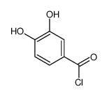 Benzoyl chloride, 3,4-dihydroxy- (9CI) Structure