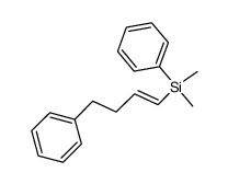 (E)-1-dimethyl(phenyl)silyl-4-phenylbut-1-ene Structure