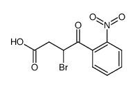 3-bromo-4-(2-nitro-phenyl)-4-oxo-butyric acid结构式