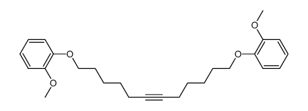 1,12-bis-(2-methoxy-phenoxy)-dodec-6-yne Structure