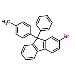 2-Bromo-9-(4-methylphenyl)-9-phenyl-9H-fluorene Structure