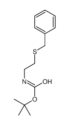 S-苄基-N-叔丁氧羰基乙硫醇胺结构式