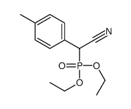 2-diethoxyphosphoryl-2-(4-methylphenyl)acetonitrile结构式