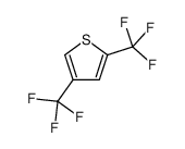 2,4-bis(trifluoromethyl)thiophene结构式