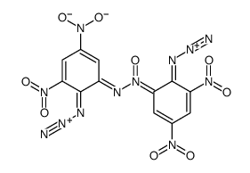 (2-azido-3,5-dinitrophenyl)-(2-azido-3,5-dinitrophenyl)imino-oxidoazanium结构式