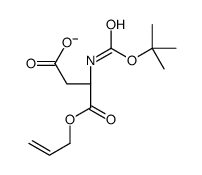 (3S)-3-[(2-methylpropan-2-yl)oxycarbonylamino]-4-oxo-4-prop-2-enoxybutanoate Structure