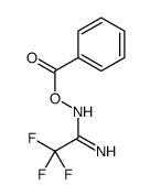 [(1-amino-2,2,2-trifluoroethylidene)amino] benzoate Structure