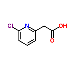 2-(6-氯吡啶-2-基)乙酸结构式