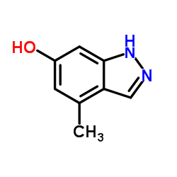 6-羟基-4-甲基-(1h)吲唑结构式