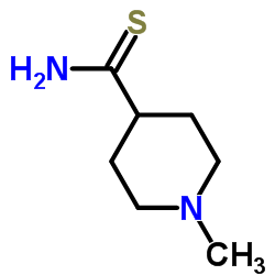 1-甲基哌啶-4-硫代羧胺结构式