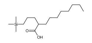 2-(3-trimethylsilylpropyl)decanoic acid结构式