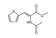 2-Propenoic acid, 2-(acetylamino)-3-(2-thienyl)-, methyl ester, (2Z) Structure