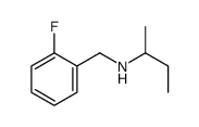 N-(sec-butyl)-N-(2-fluorobenzyl)amine结构式