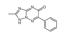 2-methyl-6-phenyl-3H-[1,2,4]triazolo[1,5-b][1,2,4]triazin-7-one Structure