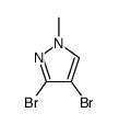 3,4-dibromo-1-methylpyrazole结构式