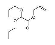 prop-2-enyl 2,2-bis(prop-2-enoxy)acetate结构式