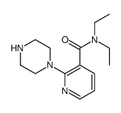 N,N-二乙基-2-哌嗪烟酰胺结构式
