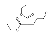 diethyl 2-(3-chloropropyl)-2-methylpropanedioate结构式