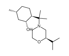 (2R)-2-isopropyl-4-(8-mentholyl)-morpholine Structure