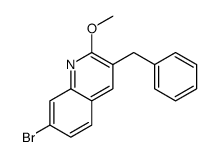 3-苄基-7-溴-2-甲氧基喹啉结构式