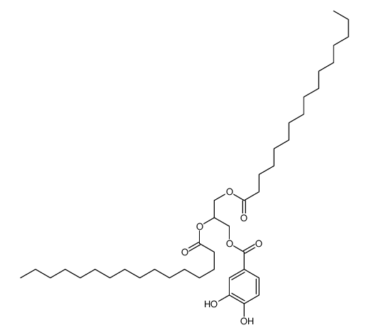 2,3-di(hexadecanoyloxy)propyl 3,4-dihydroxybenzoate Structure