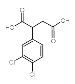 2-(3,4-二氯苯基)-琥珀酸结构式