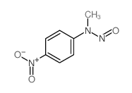 Benzenamine,N-methyl-4-nitro-N-nitroso- Structure