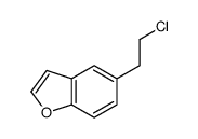 5-(2-氯乙基)苯并呋喃结构式