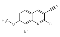 8-溴-2-氯-7-甲氧基喹啉-3-腈图片