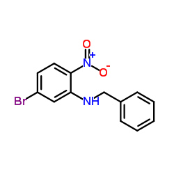N-Benzyl-5-bromo-2-nitroaniline Structure