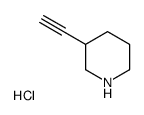 3-乙炔哌啶盐酸盐结构式