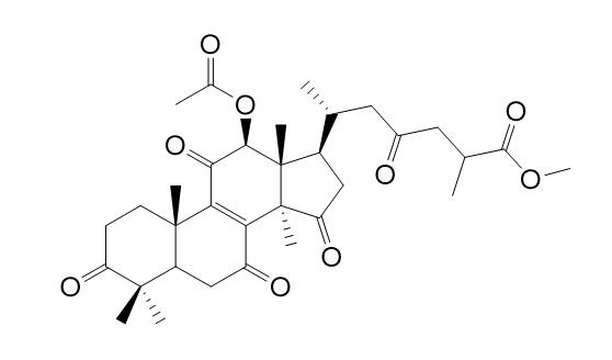 灵芝酸F甲酯结构式